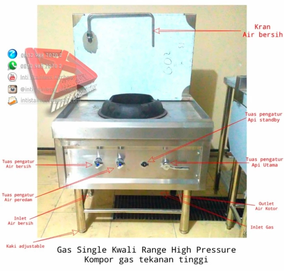 Kwali Range High Pressure Single Burner